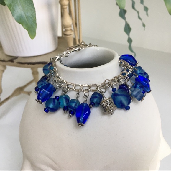 Vintage bead charm bracelet - Picture 3 of 5